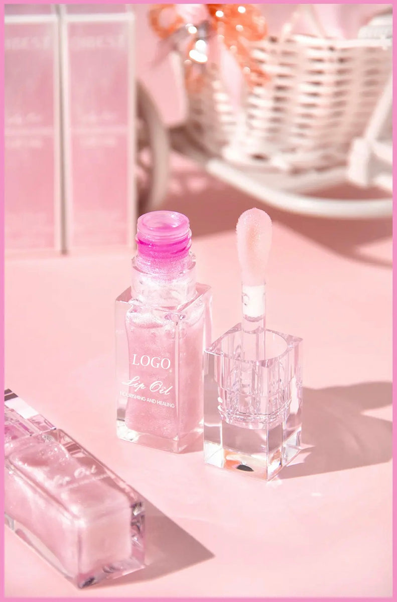 Clear Plumping Lipgloss, Moisturizing Fruity Tinted Color Changing Lip Oil