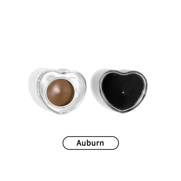 Custom Heart Shaped Waterproof Eyebrow Filler, Gel Eyebrow Pomade. 23 Shades
