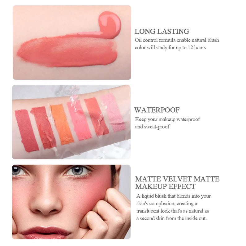 Waterproof Long Lasting Dual Use Liquid Blush (Free Shipping)