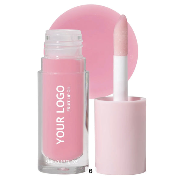 Pink Non-Sticky Nourishing Natural Shine Tinted Moisturizing Hydrating Juicy Lip Oil