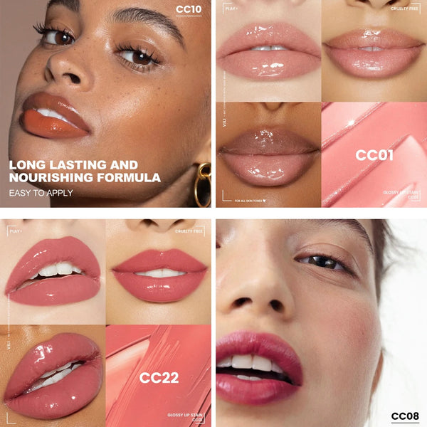 Moisturizing, Nourishing Pigmented Lipgloss, Long Lasting Non-sticky Juicy Lipgloss