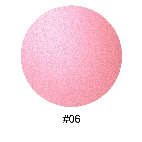 Custom Cute Pink Single Tint Palette, High Pigment Pressed Powder, Luminous Silky Baked Highlighter Blush. 8 Shades