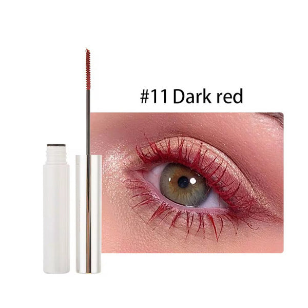 Pop of Color High Pigmented Waterproof Eyelash Curling, Lengthening Multicolor Mascara 12 Shades