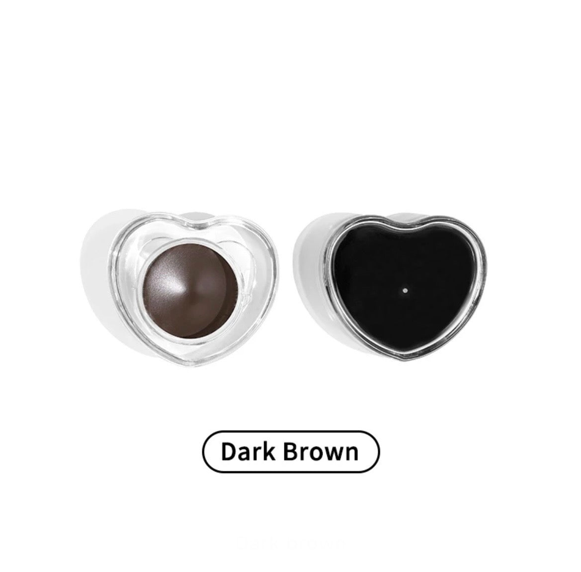 Custom Heart Shaped Waterproof Eyebrow Filler, Gel Eyebrow Pomade. 23 Shades