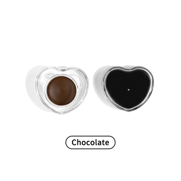 Custom Heart Shaped Waterproof Eyebrow Filler, Gel Eyebrow Pomade. 23 Shades