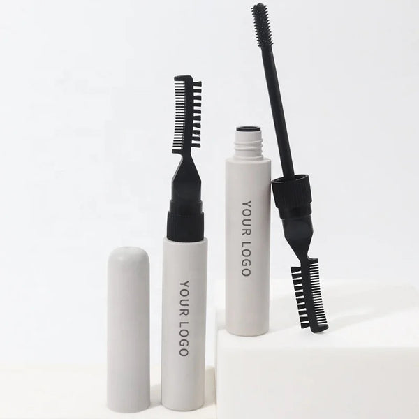 Brow Freeze Gel, Eyebrow Styling Glue Soap Wax Applicator Sticks Grey Tube Clear Eyebrow Gel