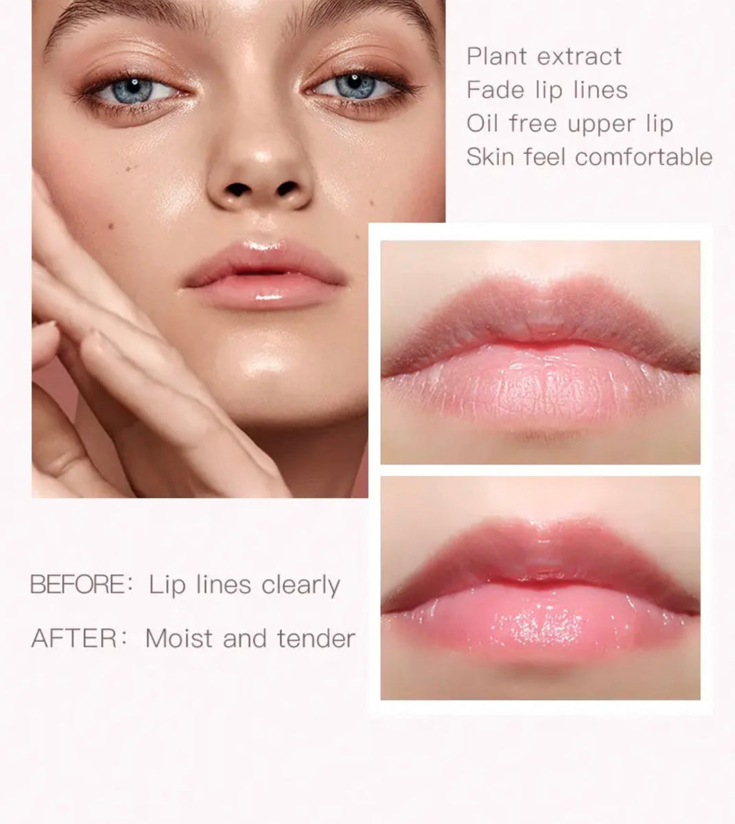Anti-Cracking, Moisturizing, Fruity Lip Oil Treatment for Dry Lips. 4 Flavors