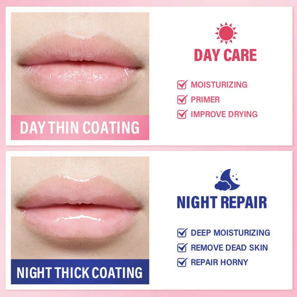 Antioxidant, Deep Hydration Lip Balm Chapstick Lip Sleeping Mask, Nourishing, Moisturizing Collagen Lip Sleeping Mask. 4 Flavors