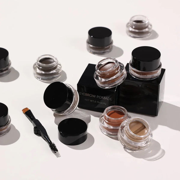 Waterproof Creamy Eyebrow-Pomade/Long Lasting with applicator  10 Shades(Free Shipping)