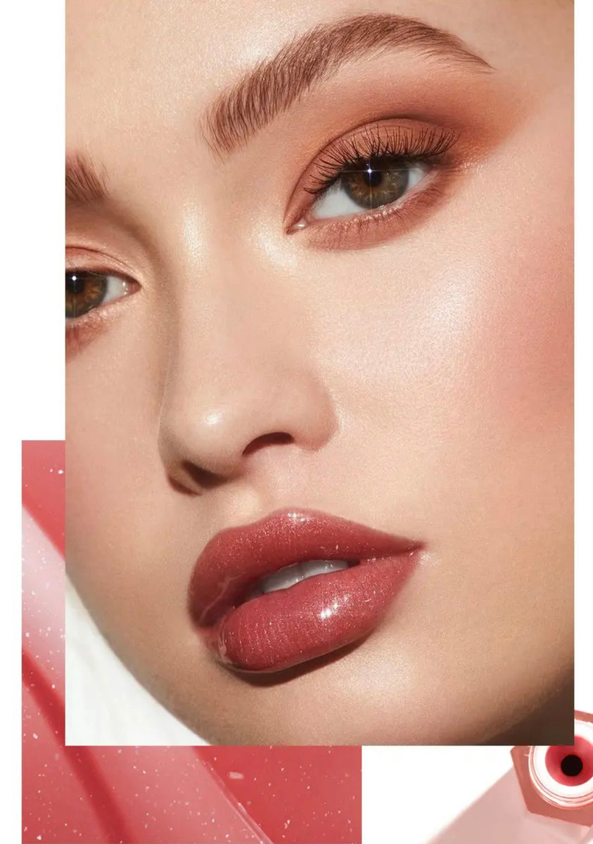 Pink Packaging, Liquid Lipstick, Non-Stick Cup Lipgloss, Lip Glaze, Long Lasting Waterproof Juicy Lipgloss. 8 Shades