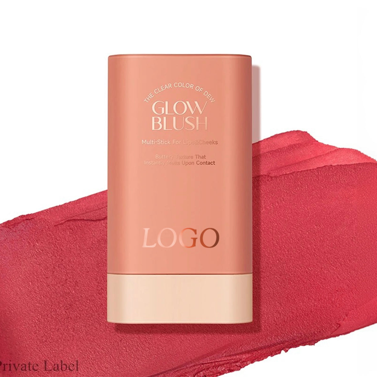 Rose Gold High Pigment Long Lasting Waterproof Cream Glow Blush Stick. 3 Shades
