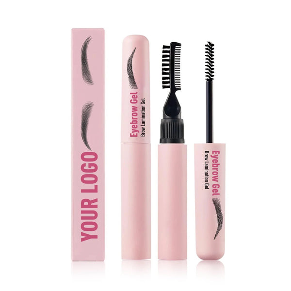 Waterproof Eyebrow Sculpt Kit, Styling Wax Tube Liquid Eyebrow Gel Pomade Enhancer, Clear Tint Brow Gel