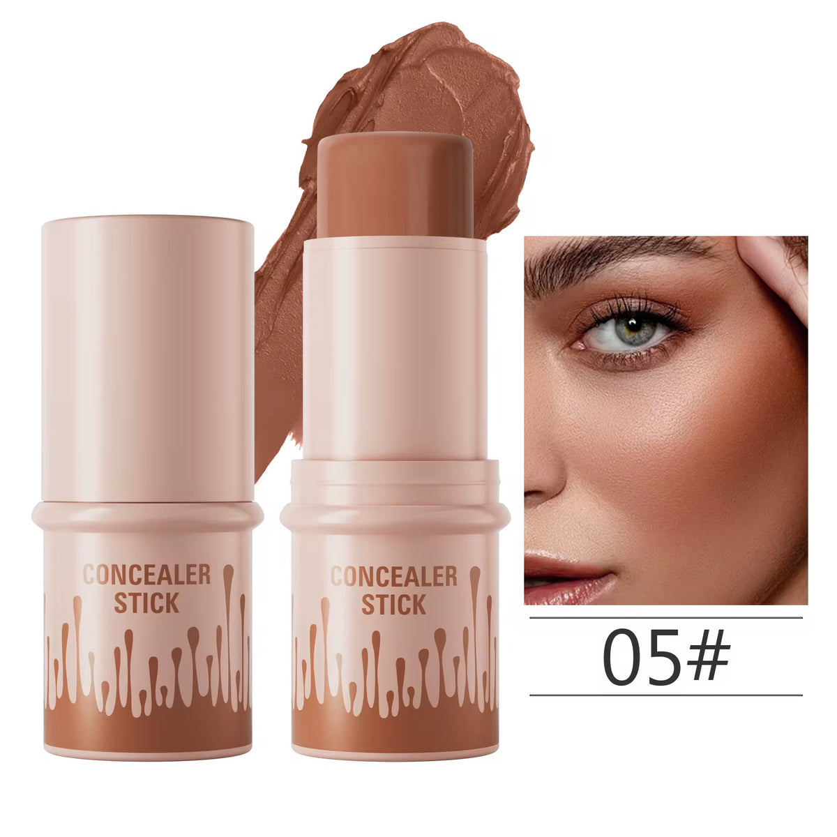 Custom Beige High Pigmented Waterproof Twist Blush, Contour, Bronzer, Highlighter Stick