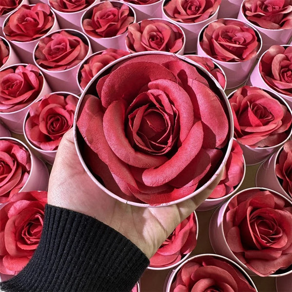 Custom 3D Rose Petal Blush Highlighter Flower, Cheek Shimmer Blusher Tint Rose Blush 4 Shades