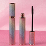Custom Colorful Sparkle Tube, Natural Mineral Waterproof 3D Fiber Black Lengthening Mascara