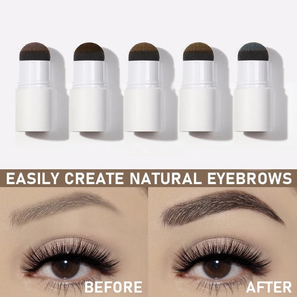 Waterproof Makeup Brow Tinting Kit Eyebrow Stencil Stamp Kit 3 Shades