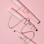 Custom Cute Pink Packaging, Eyebrow Pen Cosmetics, Eyebrow Pencil with a 4 Micro-Fork Tip Applicator to Create Natural Looking Brows, 3 Shades