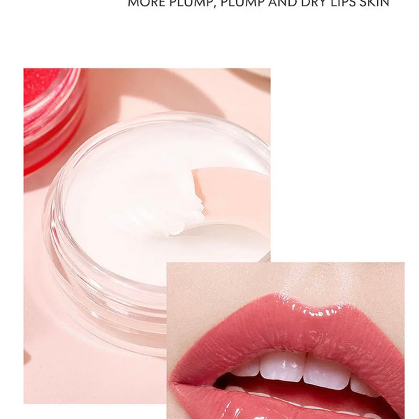 Nourishing, Moisturizing and Exfoliating Lip Care Trio, Organic Collagen Sugar Lip Scrub, Hydrating Lip Mask and Lip Oil Kit, Lip Care Set 7 Flavors