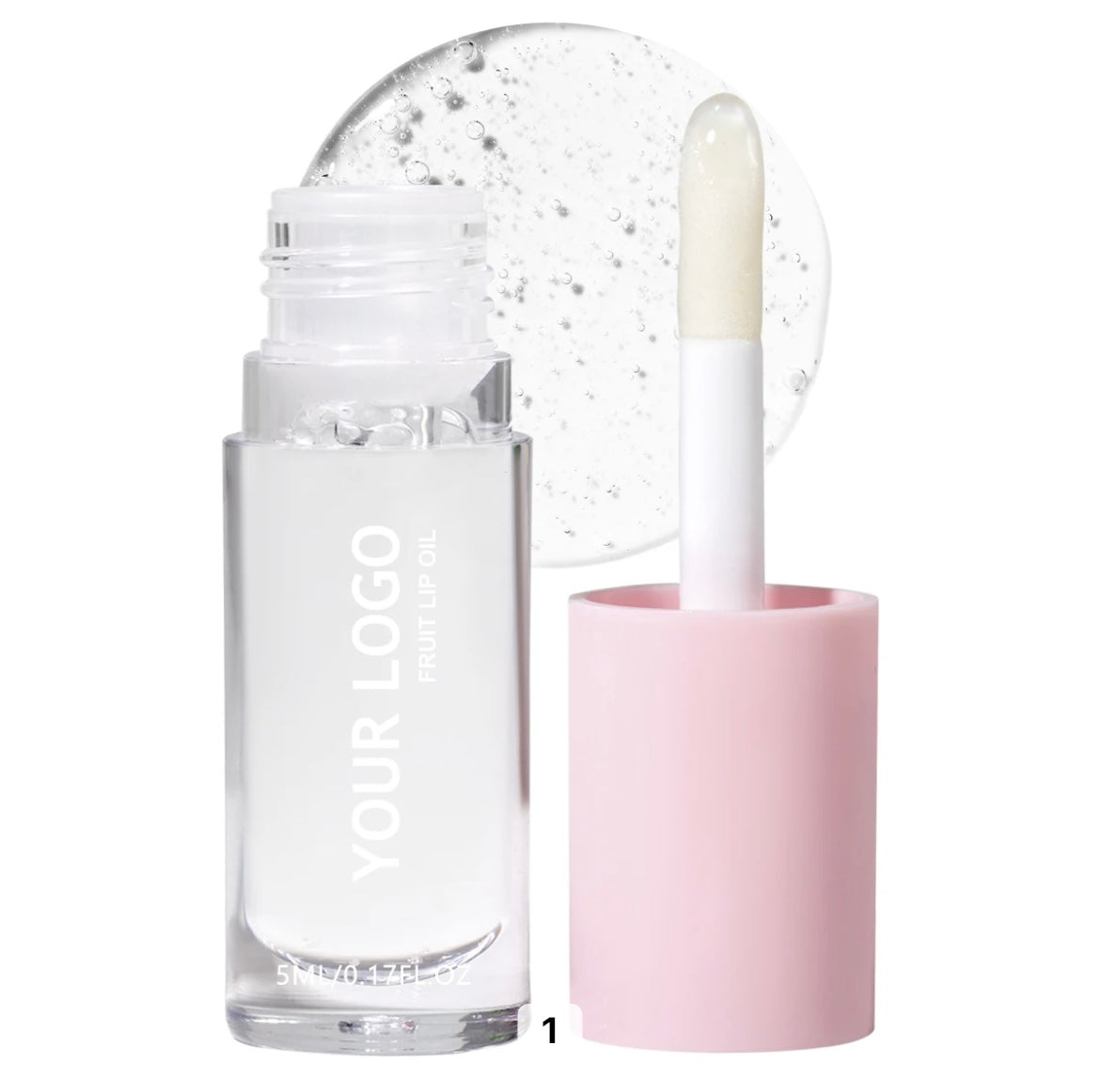 Pink Non-Sticky Nourishing Natural Shine Tinted Moisturizing Hydrating Juicy Lip Oil