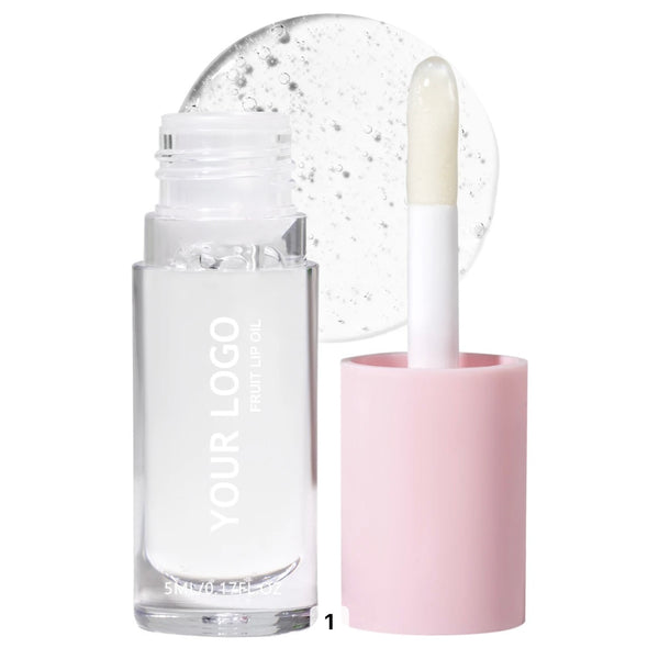 Pink Non-Sticky Nourishing Natural Shine Tinted Moisturizing Hydrating Juicy Lip Oil