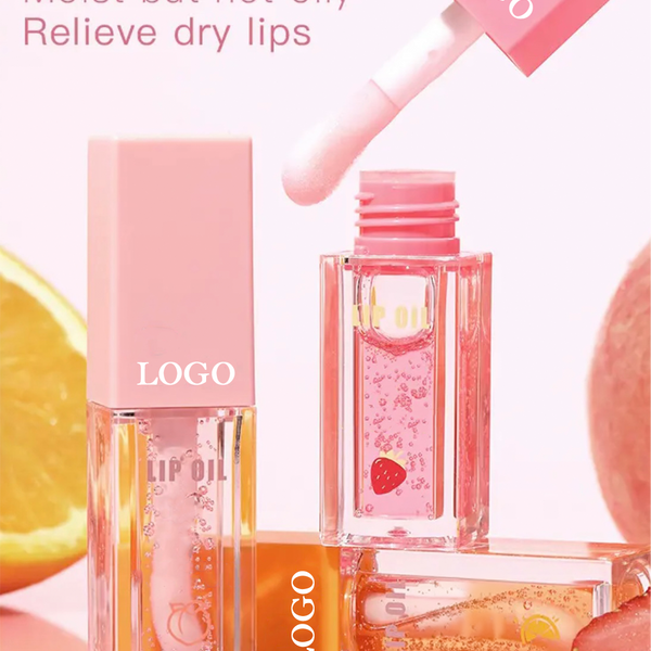 Anti-Cracking, Moisturizing, Fruity Lip Oil Treatment for Dry Lips. 4 Flavors