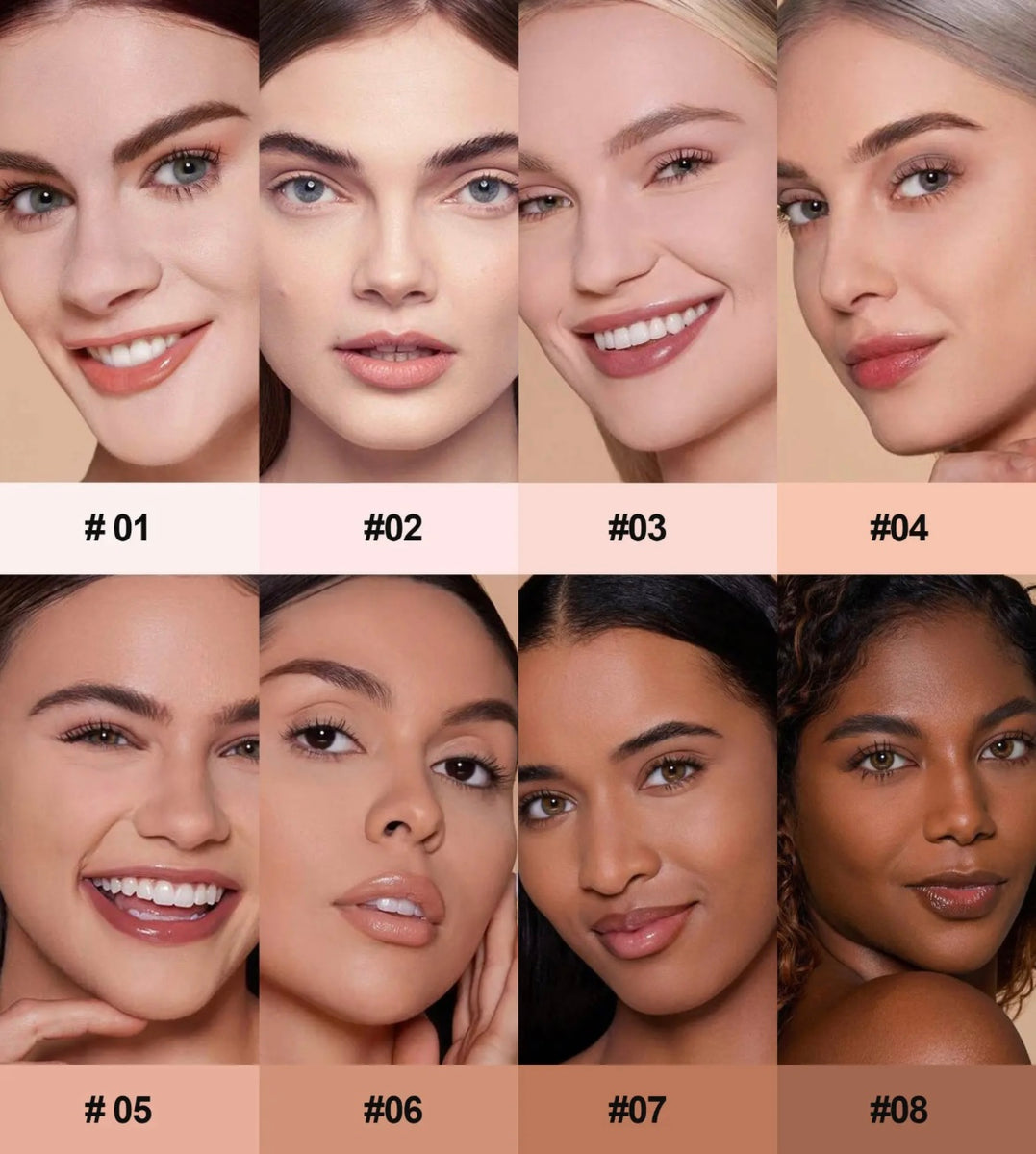 Custom Pink Light Powder Foundation Oil Control Waterproof Pressed Powder Long Lasting Concealing Natural Compact Powder