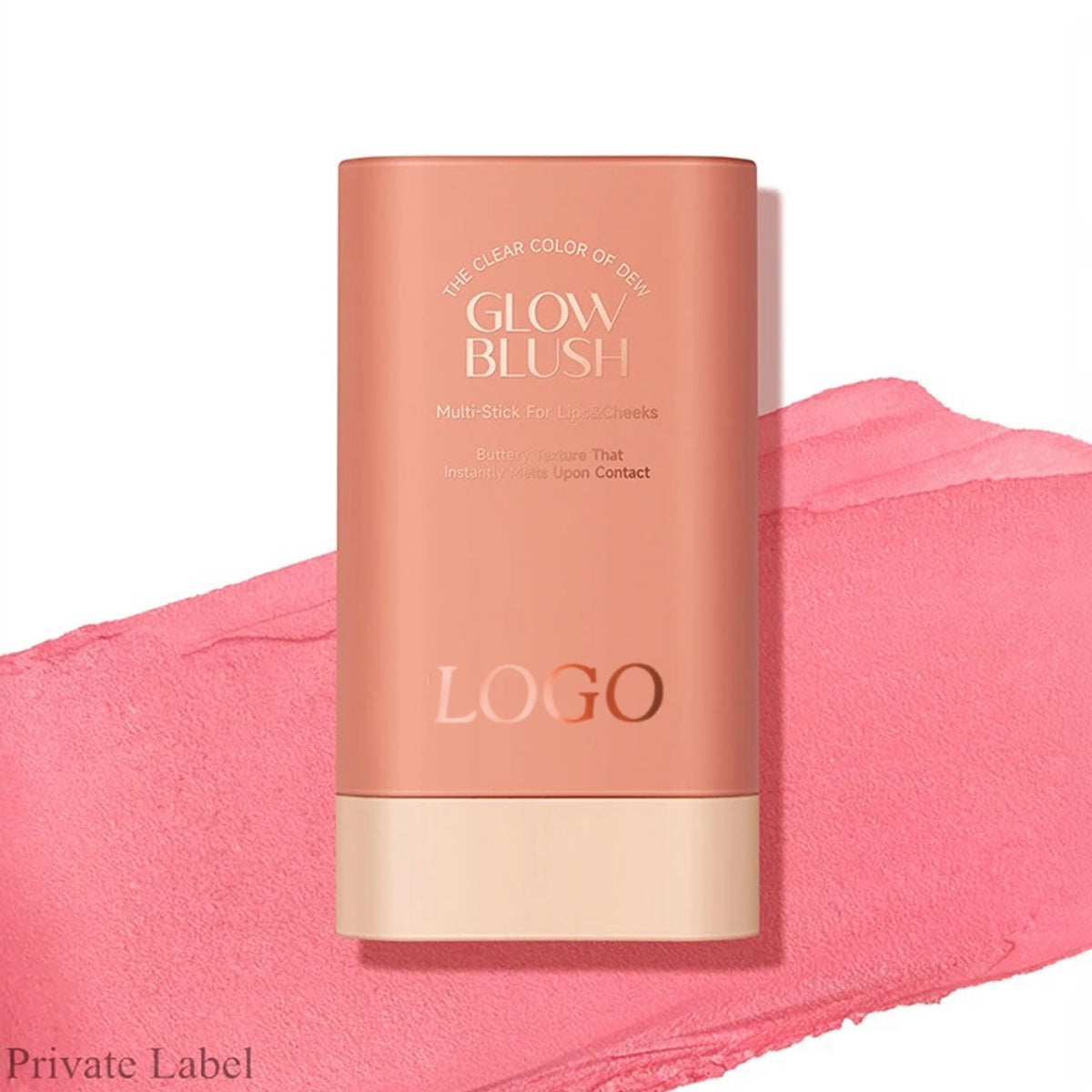 Rose Gold High Pigment Long Lasting Waterproof Cream Glow Blush Stick. 3 Shades
