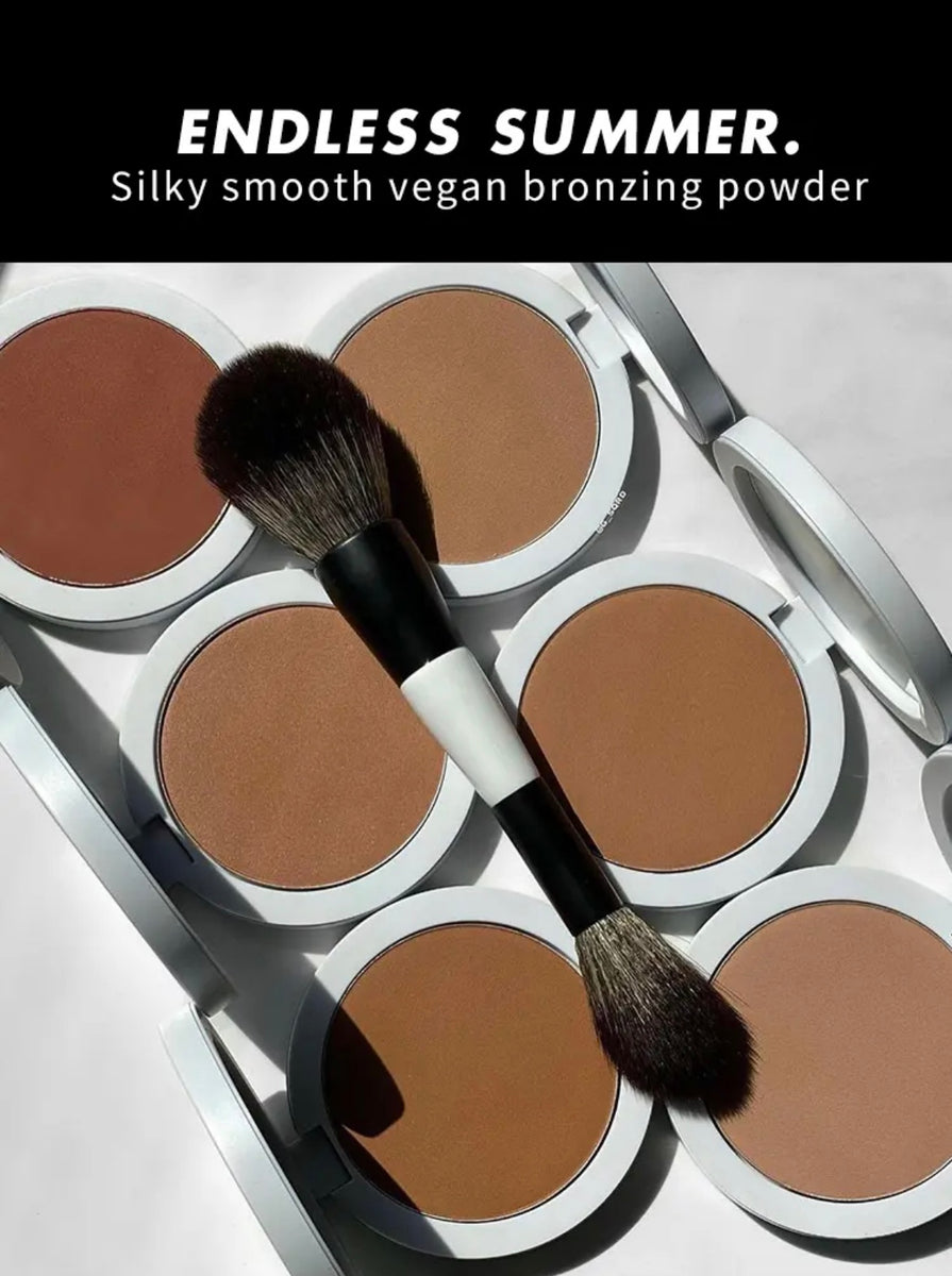 Long Lasting Full Coverage Single Makeup Bronzer Palettes, High Pigment Nourishing Matte Pressed Powder Bronzer Contour Palette. 6 Shades