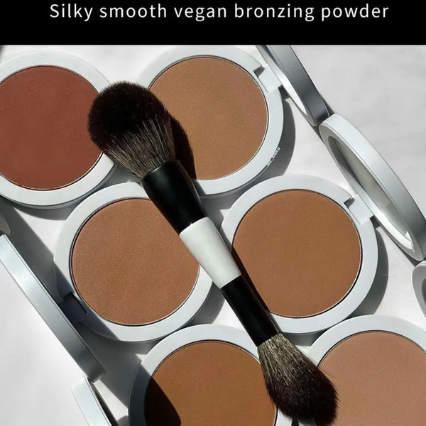 Long Lasting Full Coverage Single Makeup Bronzer Palettes, High Pigment Nourishing Matte Pressed Powder Bronzer Contour Palette. 6 Shades