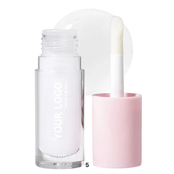 Pink Non-Sticky Nourishing Natural Shine Tinted Moisturizing Hydrating Juicy Lip Oil