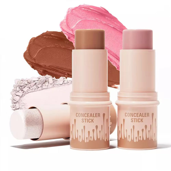 Custom Beige High Pigmented Waterproof Twist Blush, Contour, Bronzer, Highlighter Stick