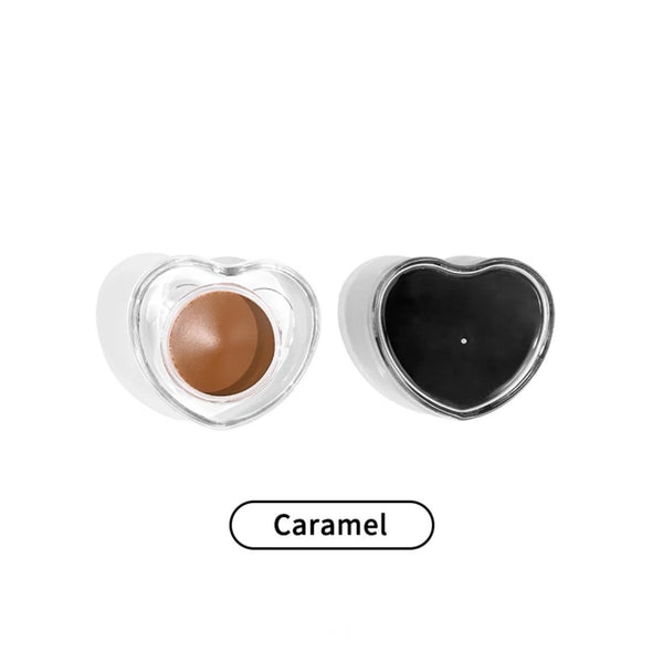 Custom Heart Shaped Waterproof Eyebrow Filler, Gel Eyebrow Pomade. 23 Shades