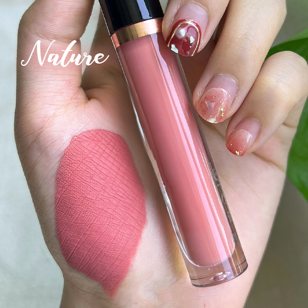 Pink Heart- Shaped Wand Tube Long Lasting Lipgloss/Liquid Lipstick Your Choice Of Glossy, Matte, Nude, Glitter, High Shine, Shimmer, Clear Gloss or Liquid Lipstick 80 Shades