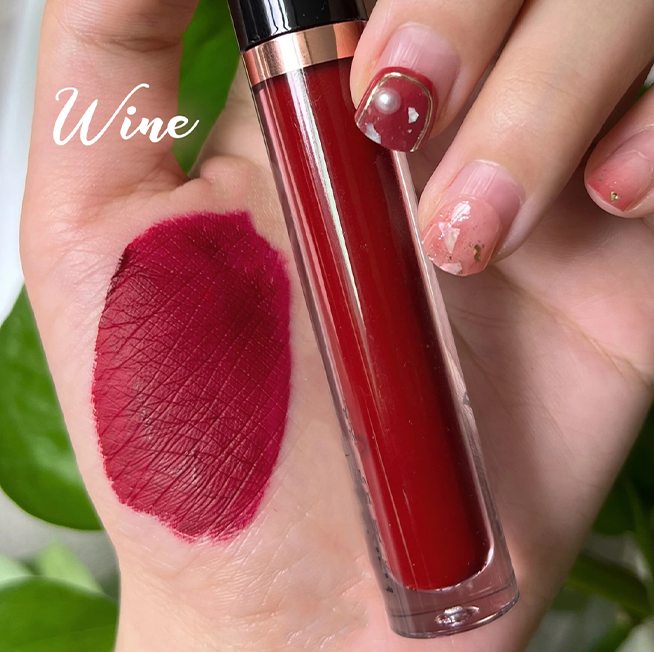 Pink Heart- Shaped Wand Tube Long Lasting Lipgloss/Liquid Lipstick Your Choice Of Glossy, Matte, Nude, Glitter, High Shine, Shimmer, Clear Gloss or Liquid Lipstick 80 Shades