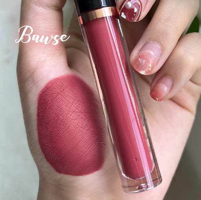 Pink Heart- Shaped Wand Tube Long Lasting Lipgloss/Liquid Lipstick Your Choice Of Glossy, Matte, Nude, Glitter, High Shine, Shimmer, Clear Gloss or Liquid Lipstick 80 Shades