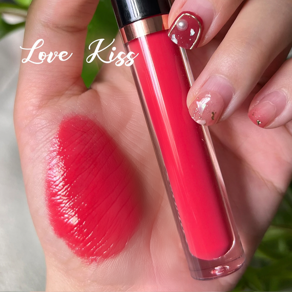 Pink Heart- Shaped Wand Tube Long Lasting Lipgloss/Liquid Lipstick Your Choice Of Glossy, Matte, Nude, Glitter, High Shine, Shimmer, Clear Gloss or Liquid Lipstick 80 Shades