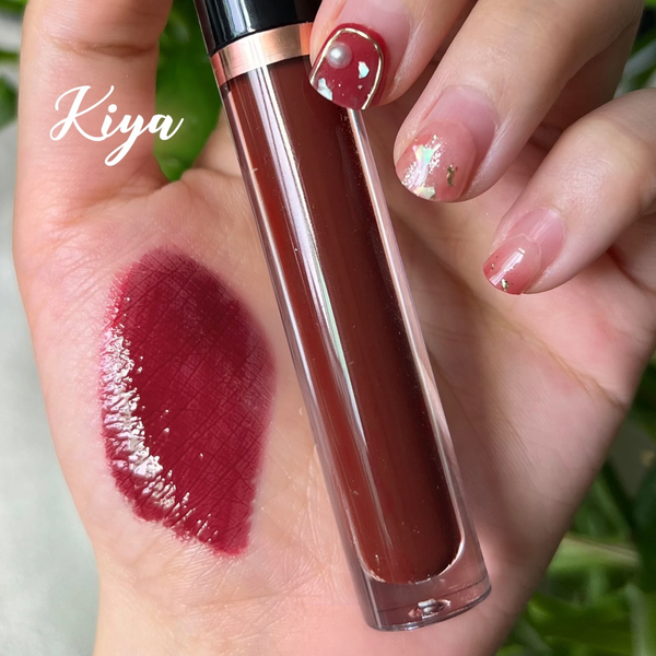 Pink Heart- Shaped Wand Tube Long Lasting Lipgloss/Liquid Lipstick Your Choice Of Glossy, Matte, Nude, Glitter, High Shine, Shimmer, Clear Gloss or Liquid Lipstick 80 Shades