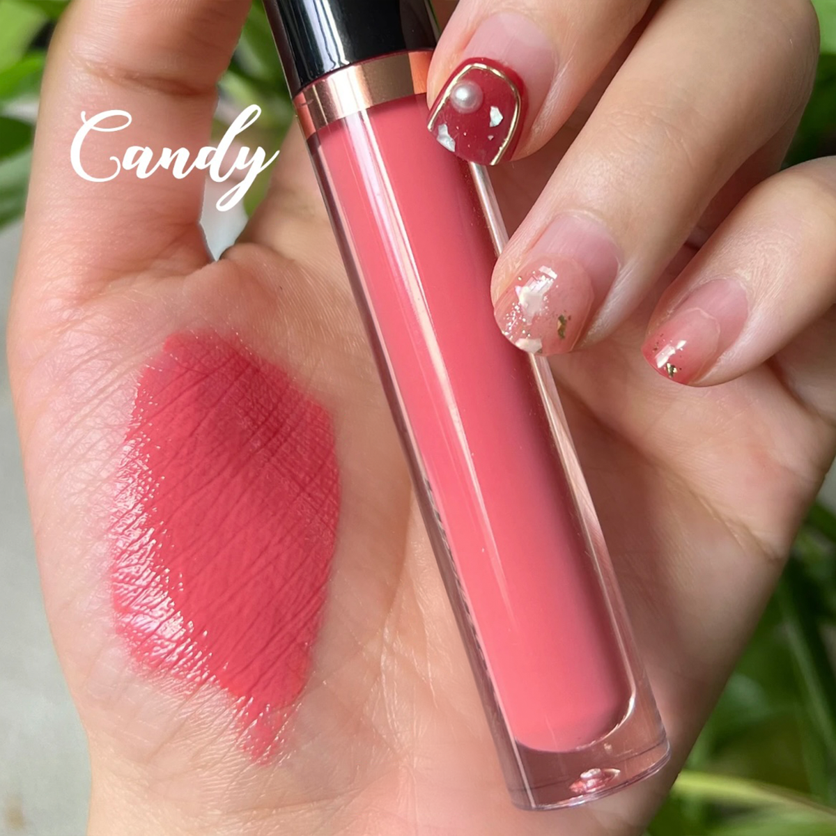 Pink Heart- Shaped Wand Tube Long Lasting Lipgloss/Liquid Lipstick Your Choice Of Glossy, Matte, Nude, Glitter, High Shine, Shimmer, Clear Gloss or Liquid Lipstick 80 Shades