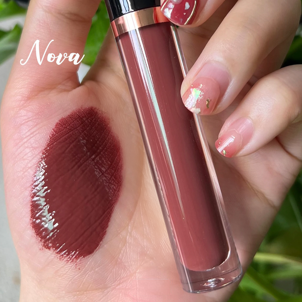 Pink Heart- Shaped Wand Tube Long Lasting Lipgloss/Liquid Lipstick Your Choice Of Glossy, Matte, Nude, Glitter, High Shine, Shimmer, Clear Gloss or Liquid Lipstick 80 Shades