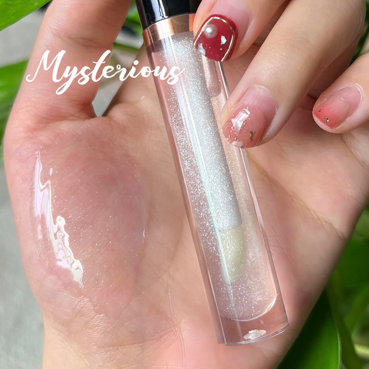 Pink Heart- Shaped Wand Tube Long Lasting Lipgloss/Liquid Lipstick Your Choice Of Glossy, Matte, Nude, Glitter, High Shine, Shimmer, Clear Gloss or Liquid Lipstick 80 Shades