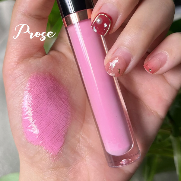 Pink Heart- Shaped Wand Tube Long Lasting Lipgloss/Liquid Lipstick Your Choice Of Glossy, Matte, Nude, Glitter, High Shine, Shimmer, Clear Gloss or Liquid Lipstick 80 Shades