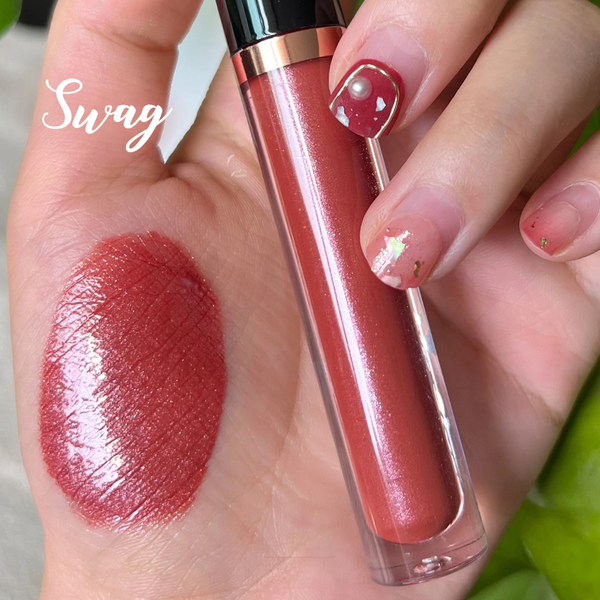 Pink Heart- Shaped Wand Tube Long Lasting Lipgloss/Liquid Lipstick Your Choice Of Glossy, Matte, Nude, Glitter, High Shine, Shimmer, Clear Gloss or Liquid Lipstick 80 Shades