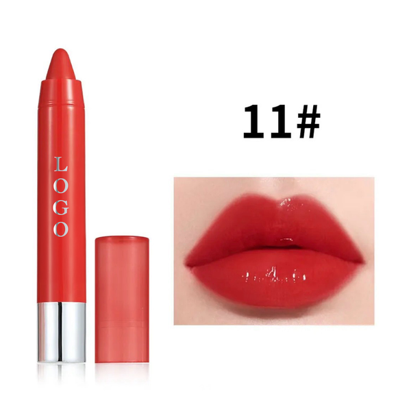 Custom Moisturizing Lipgloss Lip Liner, Long Lasting Smooth Nude Lipstick Crayon. 12 Shades