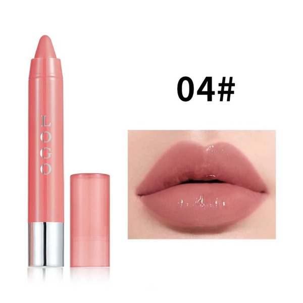 Custom Moisturizing Lipgloss Lip Liner, Long Lasting Smooth Nude Lipstick Crayon. 12 Shades