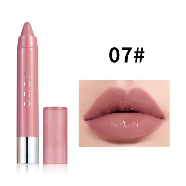 Custom Moisturizing Lipgloss Lip Liner, Long Lasting Smooth Nude Lipstick Crayon. 12 Shades