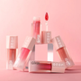 Pink Packaging, Liquid Lipstick, Non-Stick Cup Lipgloss, Lip Glaze, Long Lasting Waterproof Juicy Lipgloss. 8 Shades