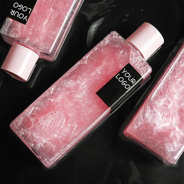 Natural Vegan Shimmer Pink Body Wash