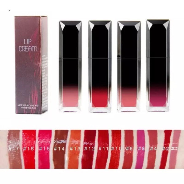 Moist Liquid Cream Lipstick. 17 colours (Free Shipping)