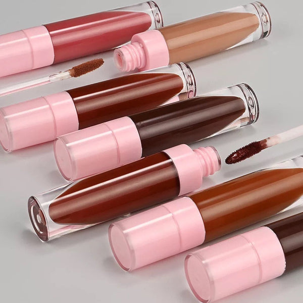 Waterproof, Long Lasting Matte Liquid Lipstick/ Nude, Shimmer Lipgloss. 56 Shades
