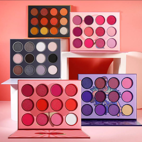Orange Cosmetic Multicoloured Fruit Inspired Eyeshadow Palettes, 5 Colours.
